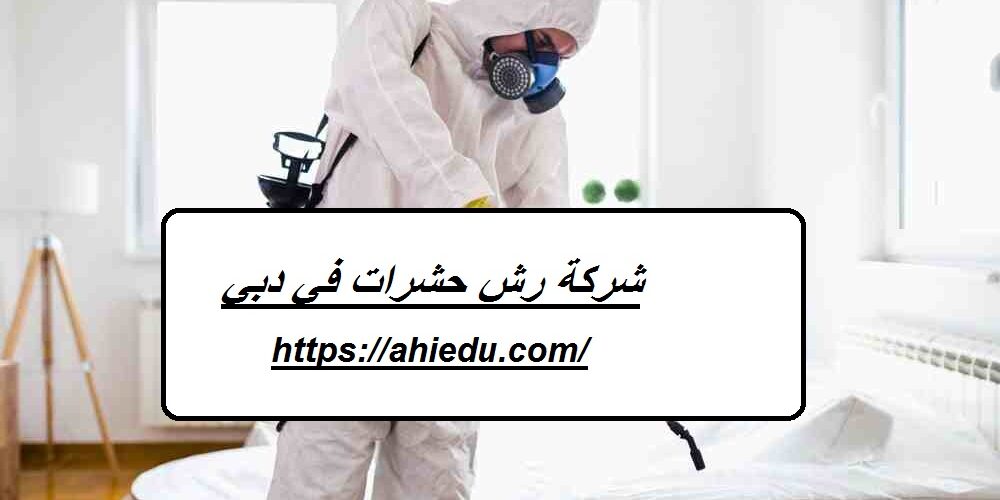 شركة رش حشرات في دبي